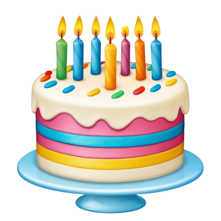 birthday cake
 emoji