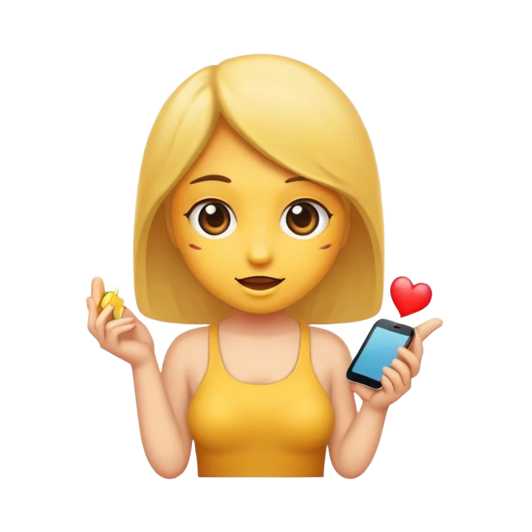 Девочка с бантиком emoji