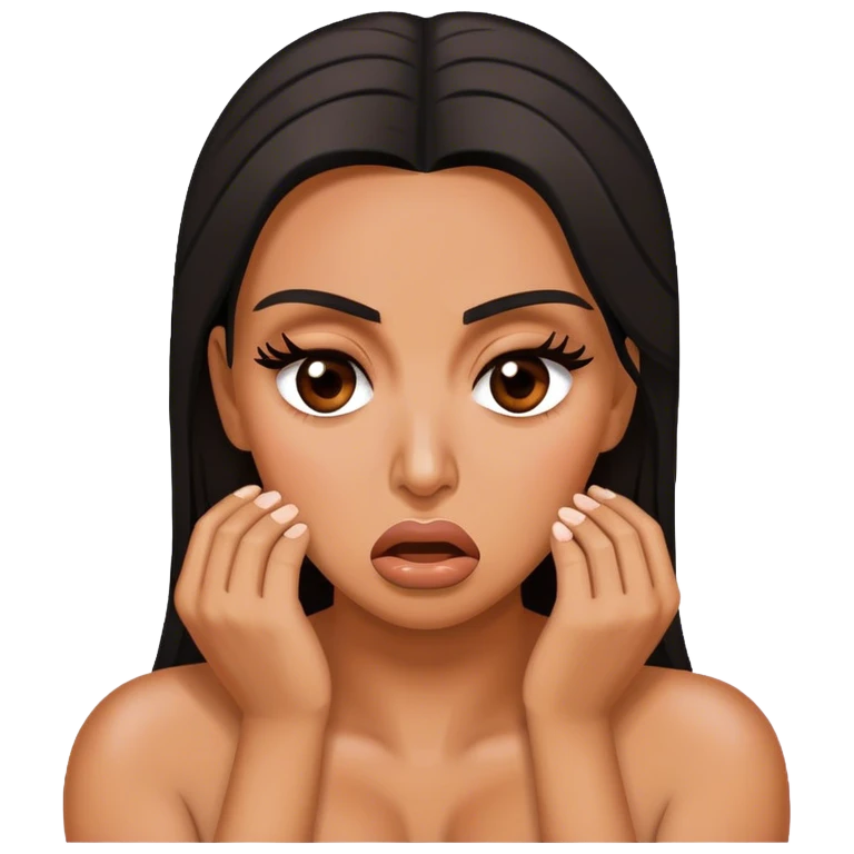 kim k ugly crying emoji