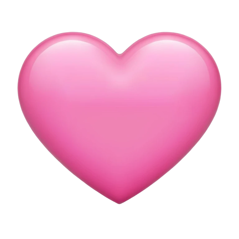Pink heart emoji