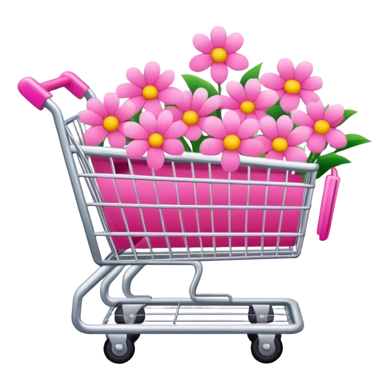 🛒🌸 emoji