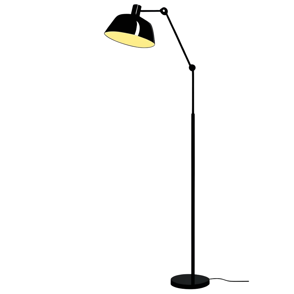 Modern Danish floor lamp emoji