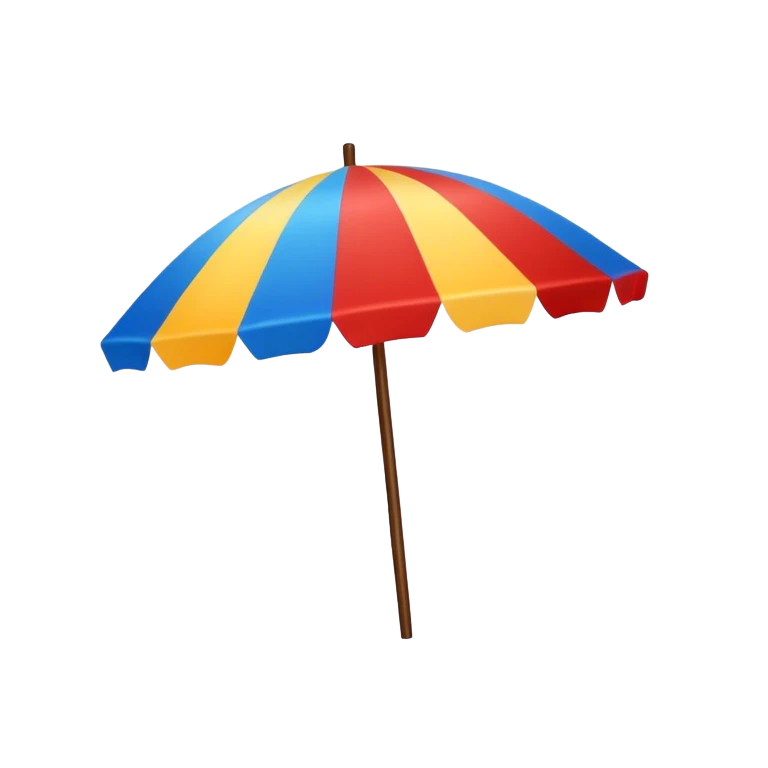 Beach umbrella  emoji