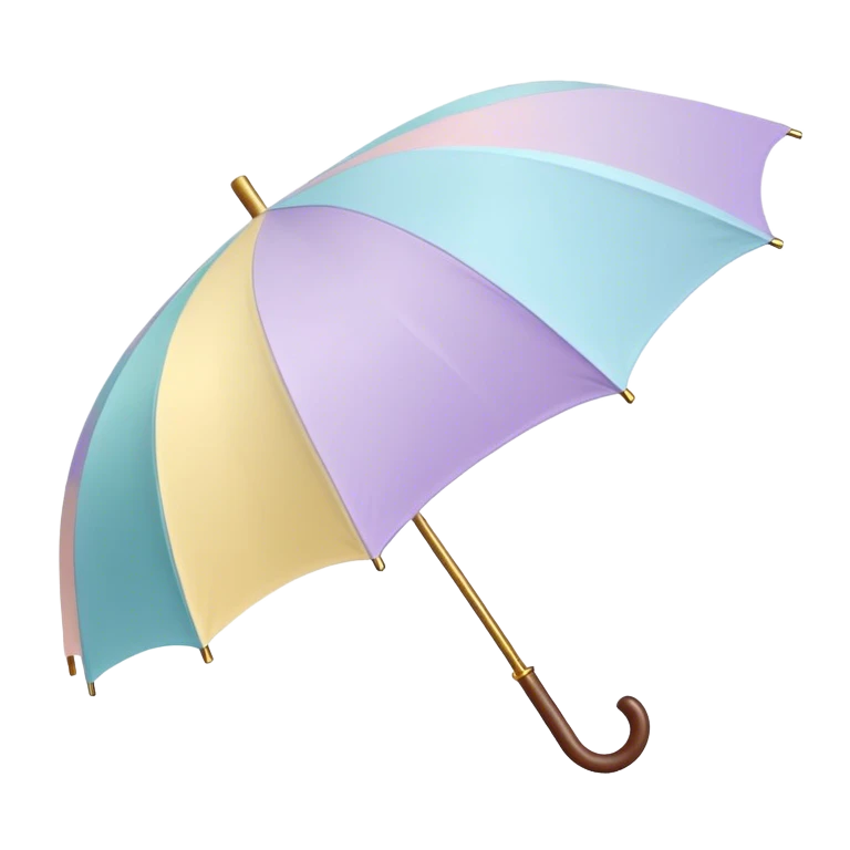 
pastel umbrella emoji