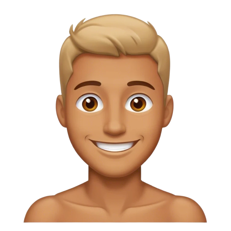 homem flertando emoji