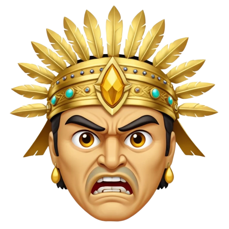 señor de sipan molesto emoji