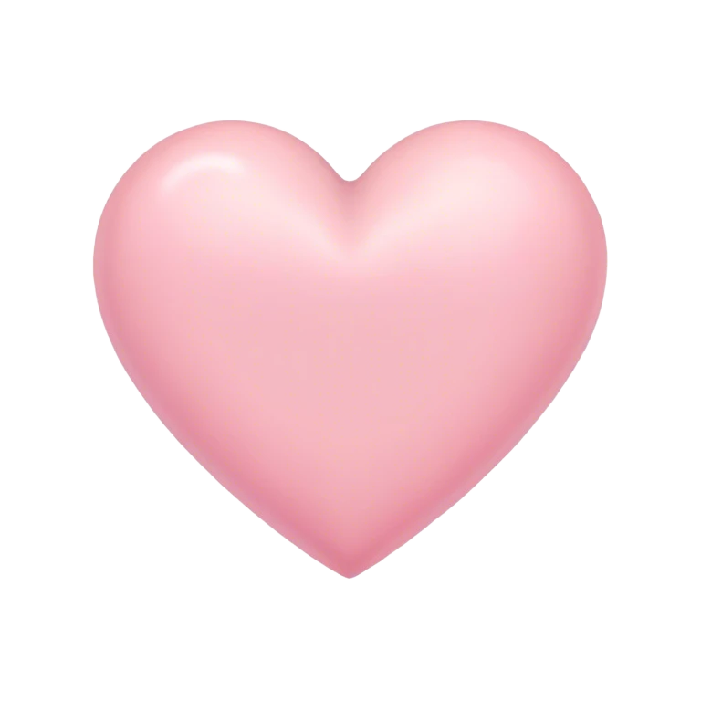 Pastel heart emoji