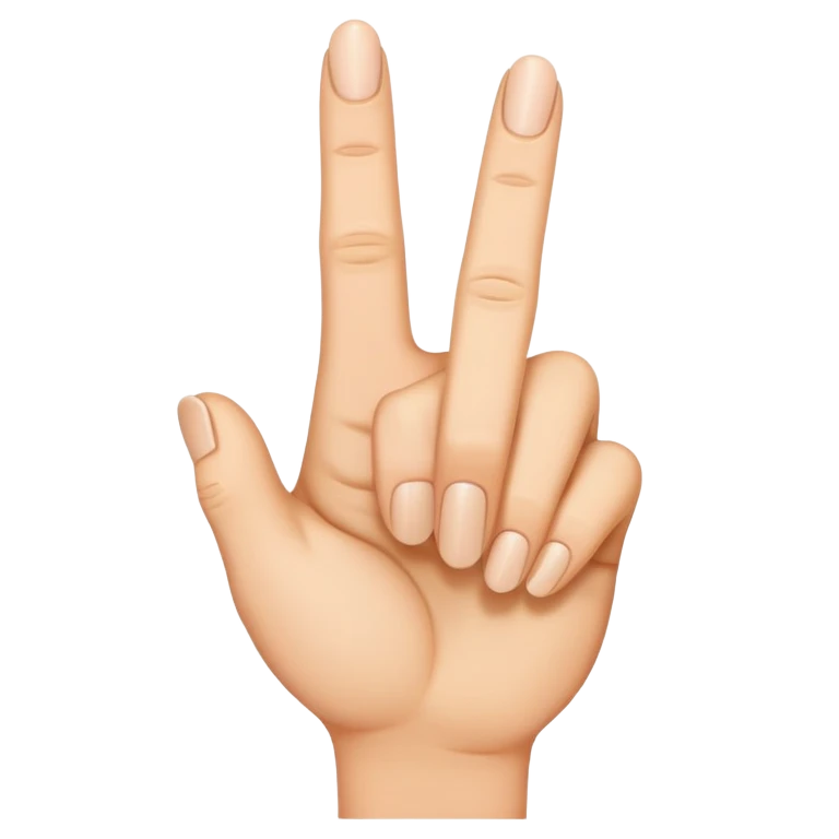 Middle finger  emoji