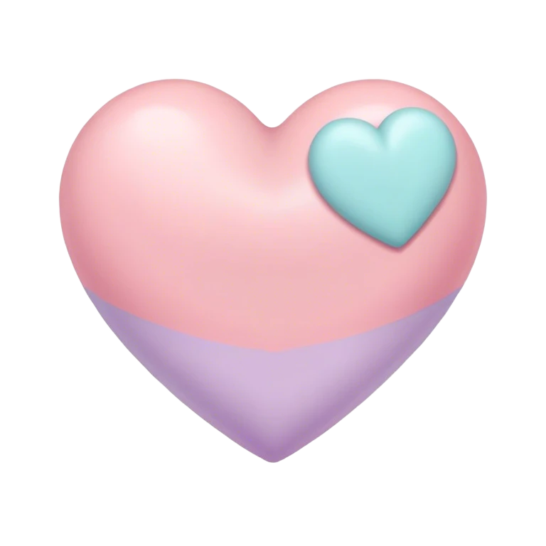 Pastell Herz  emoji