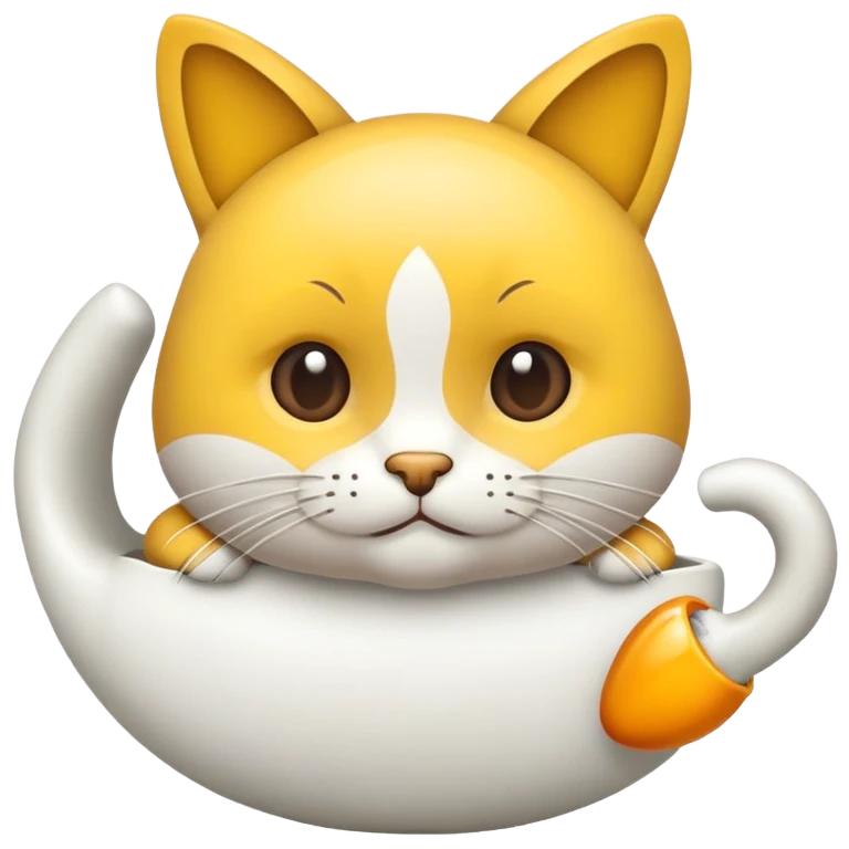 Милая кошечка emoji