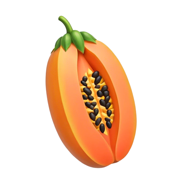 Papaya emoji