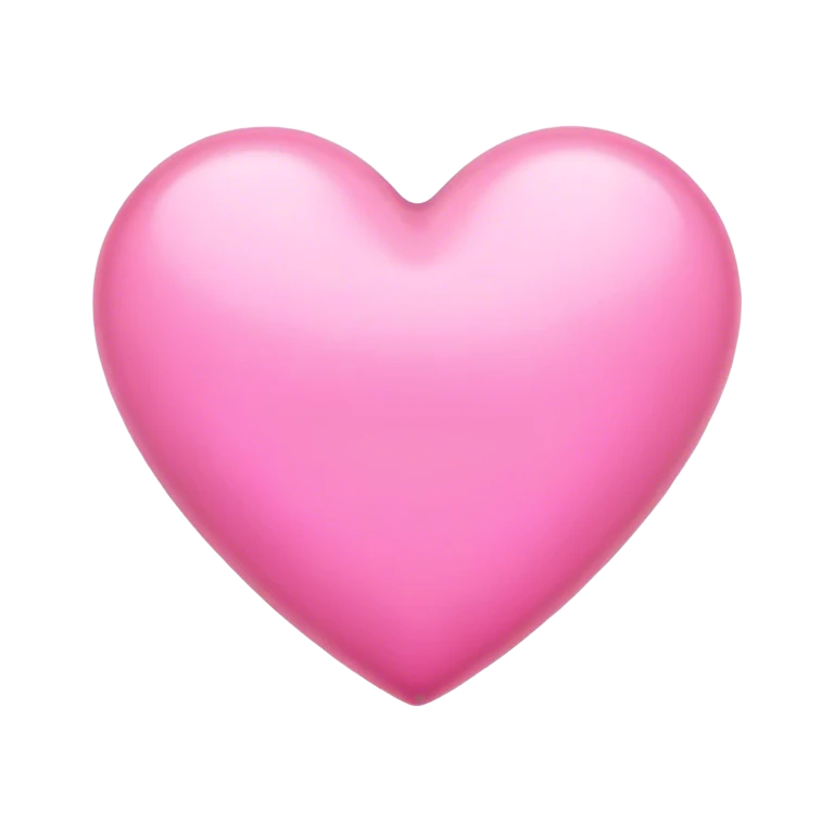 Corazón rosa emoji