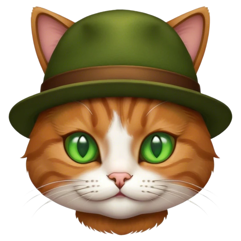 gato con sombrero emoji