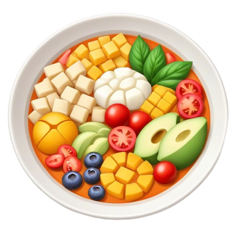 Colourful dish  emoji
