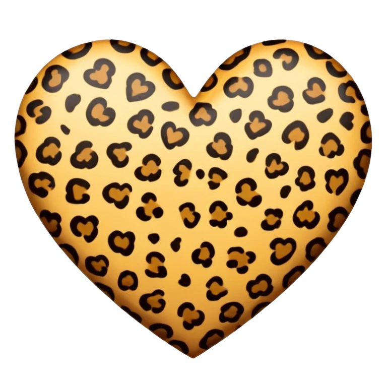 Cuore leopardato  emoji