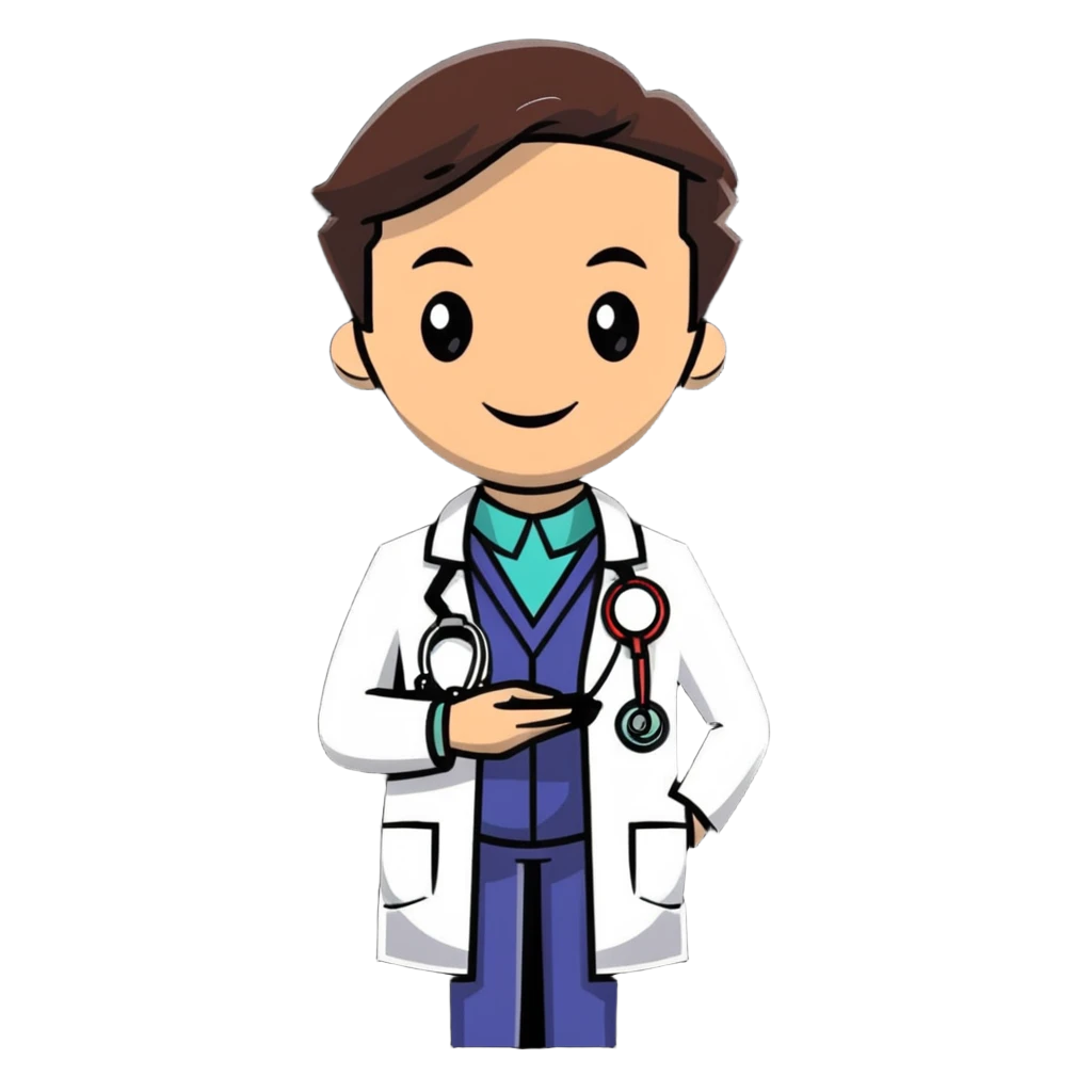 friendly doctor emoji