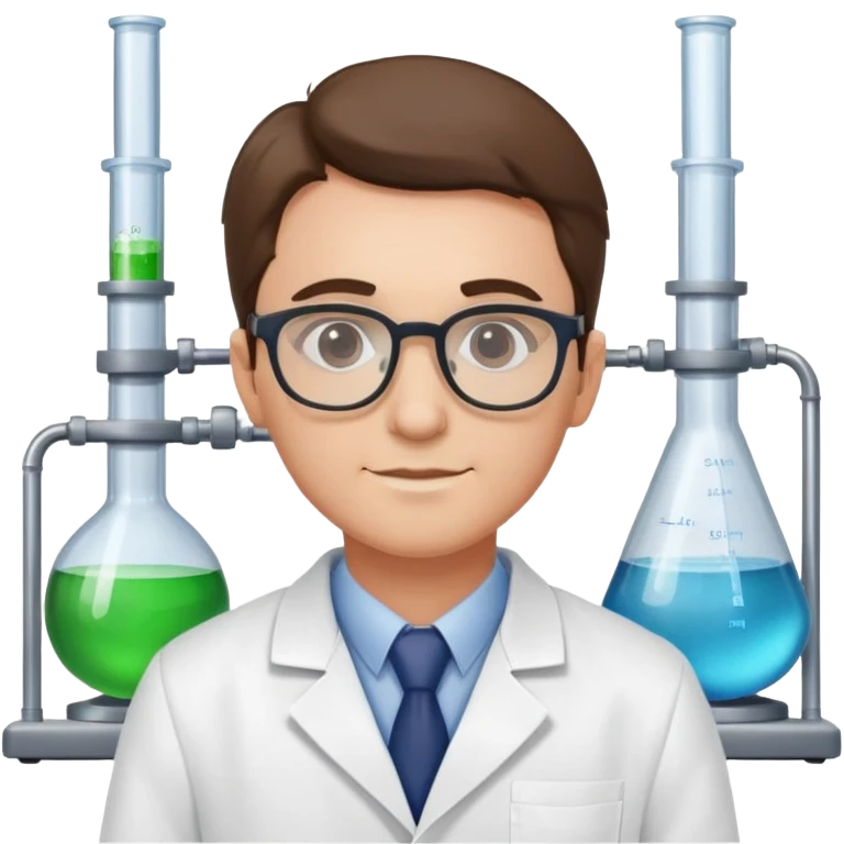 Chemist in his lab emoji