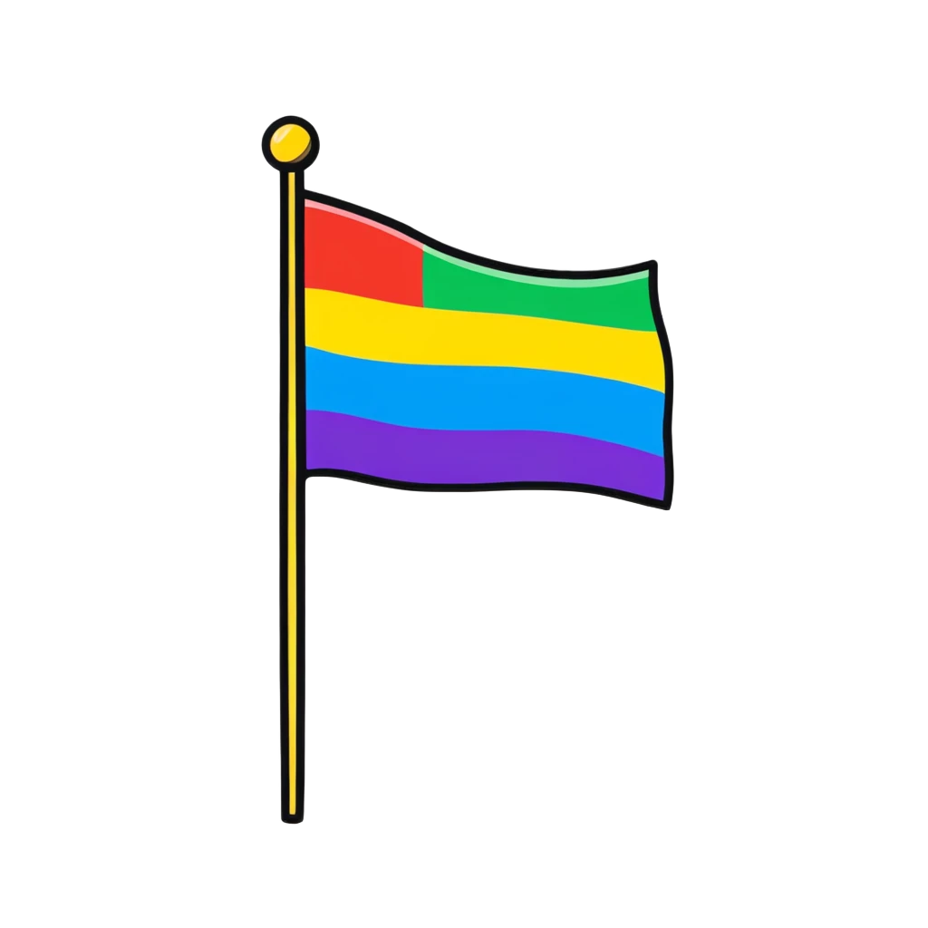 pride flag emoji