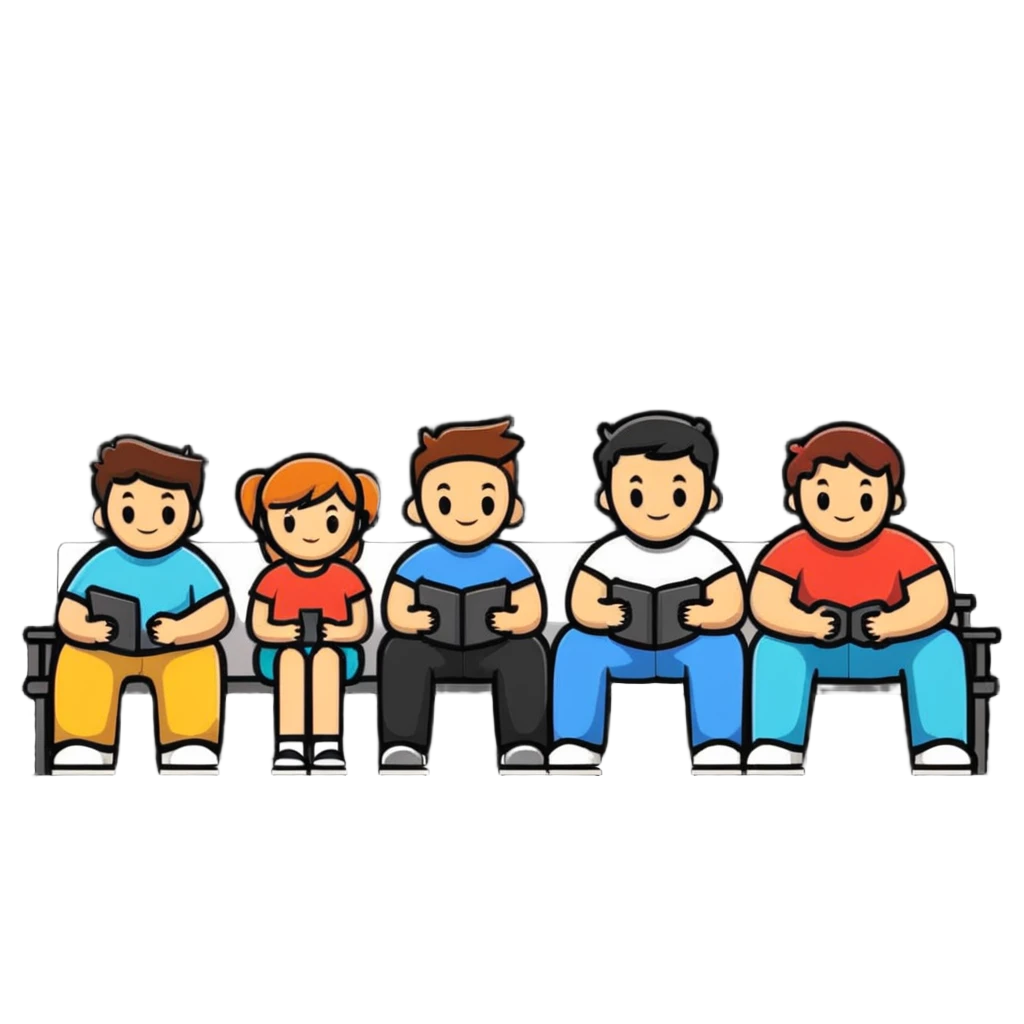 group of friends hanging out emoji