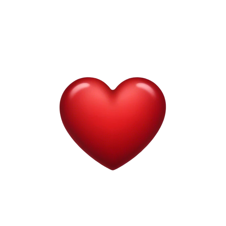 Dark red heart emoji