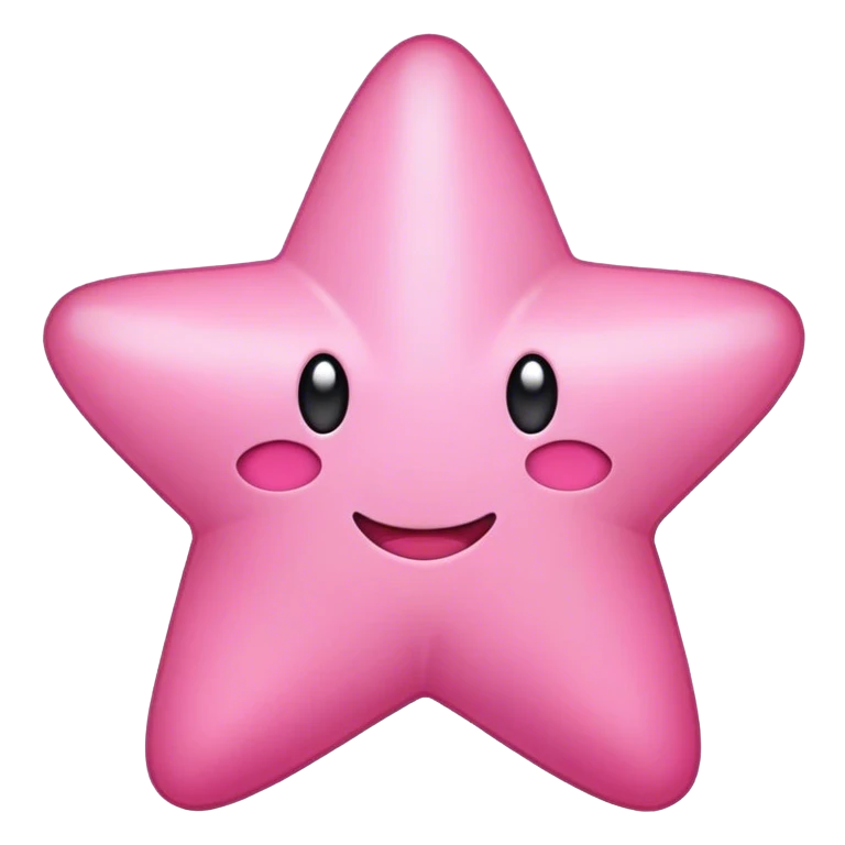  Estrella rosa emoji