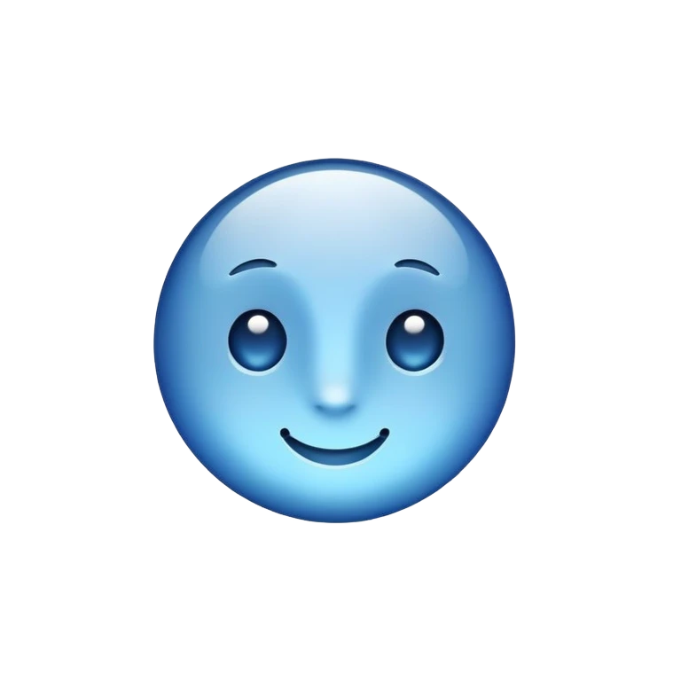 Blue tick  emoji