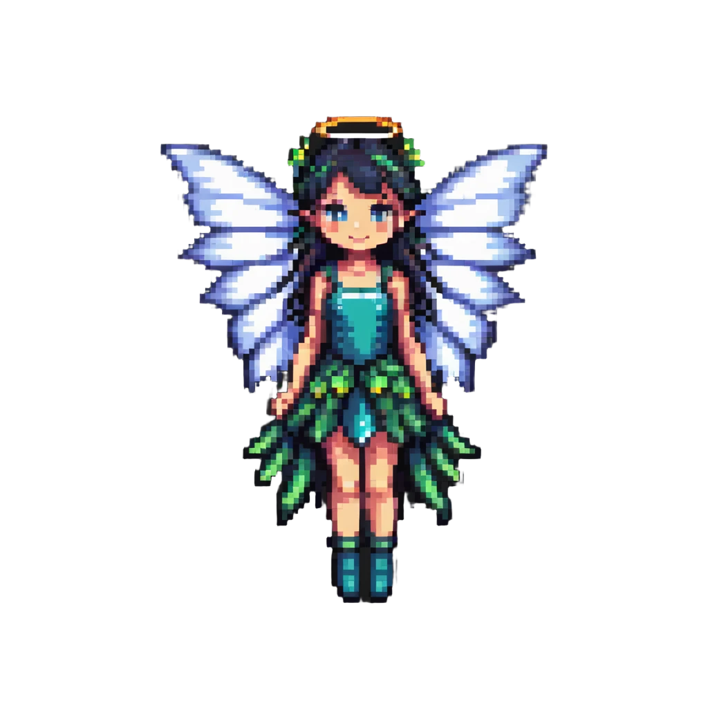 Fairy with wings emoji