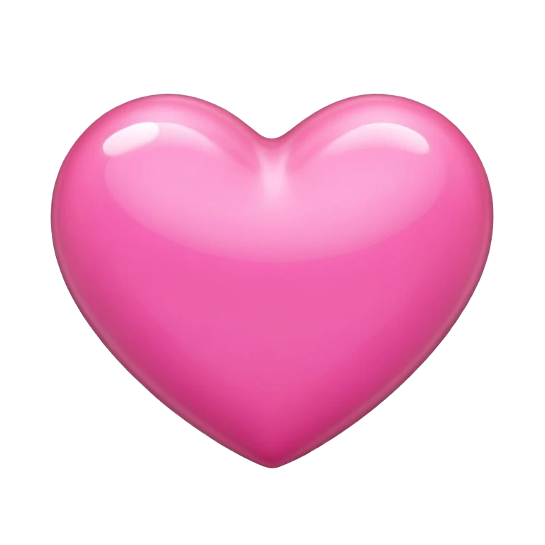 Pink heart emoji