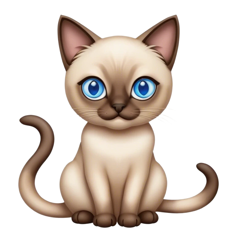Siamese cat emoji