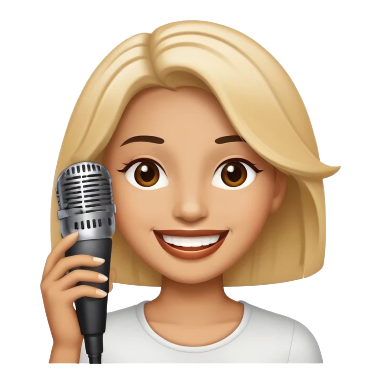 Singer emoji