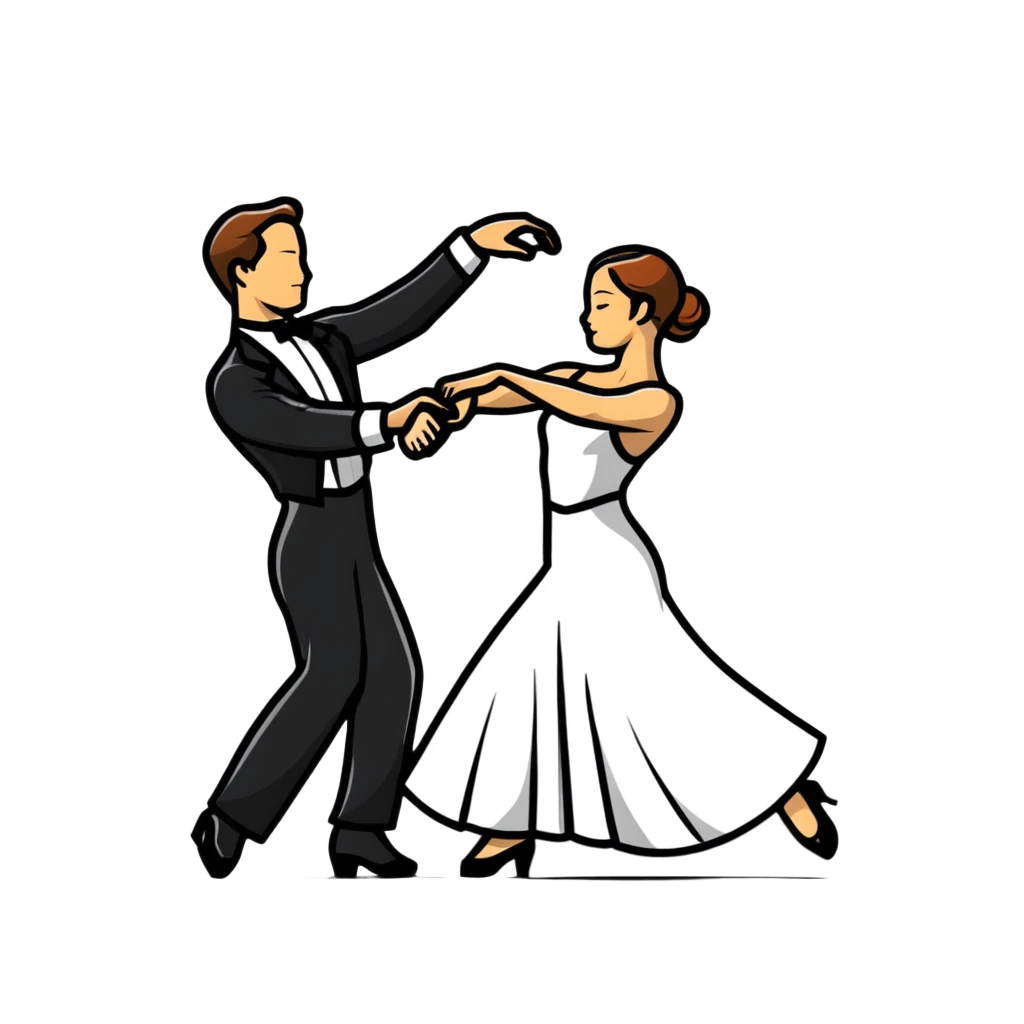 ballroom dancing couple emoji