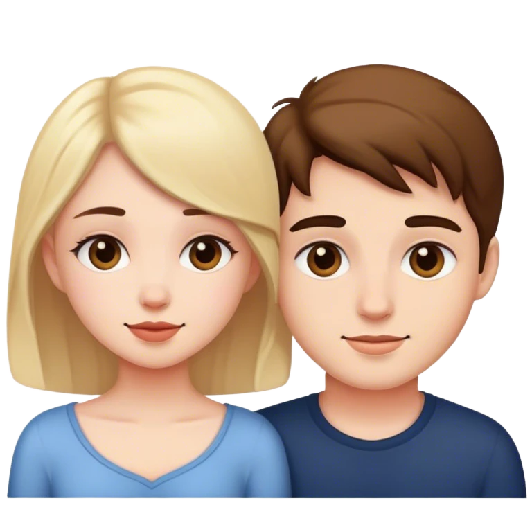 милая пара emoji
