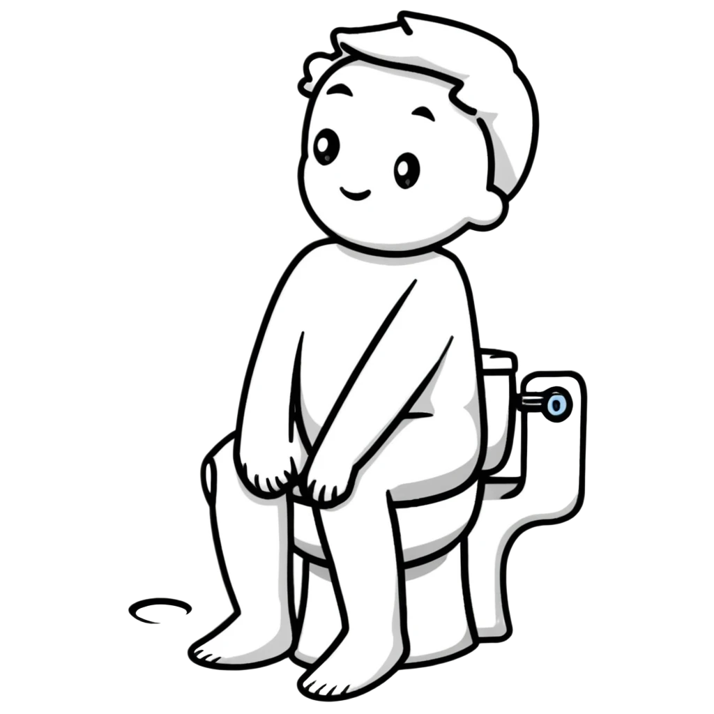 Person sitting on the toilet emoji
