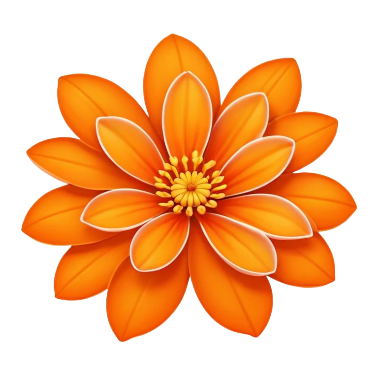 flor de tangerina emoji