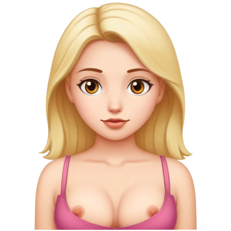 Девушка с сиськами  emoji