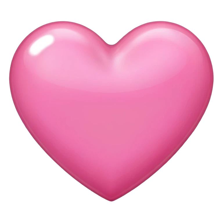 Pink heart emoji