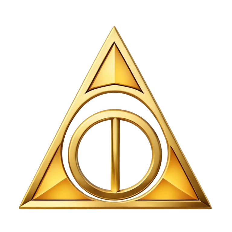 Deathly hallows symbol emoji