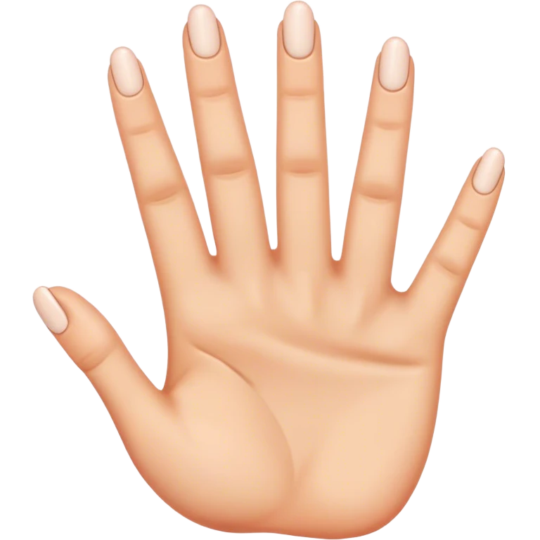 Three fingers emoji