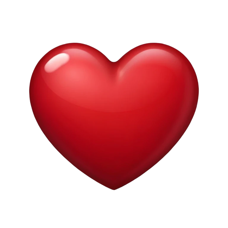 dark red heart emoji