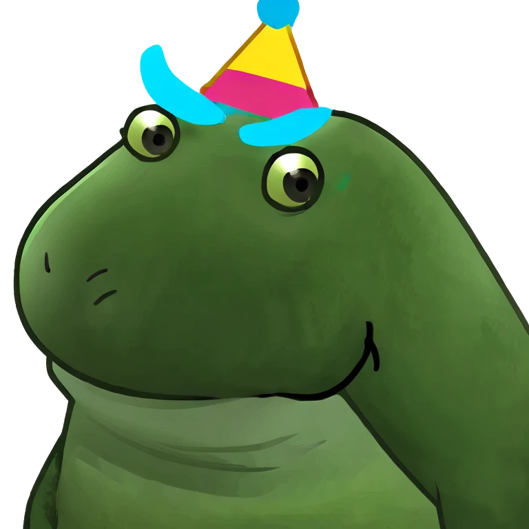 Fat cute hippo emoji