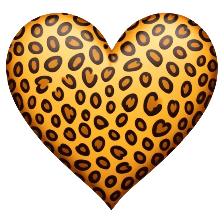 cuore leopardato emoji
