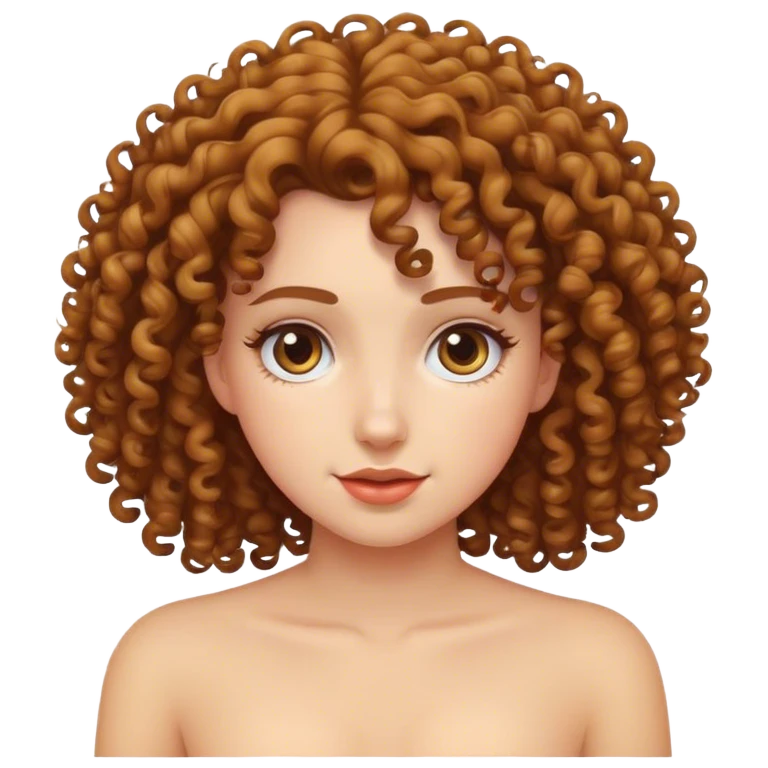 curly haired girl emoji