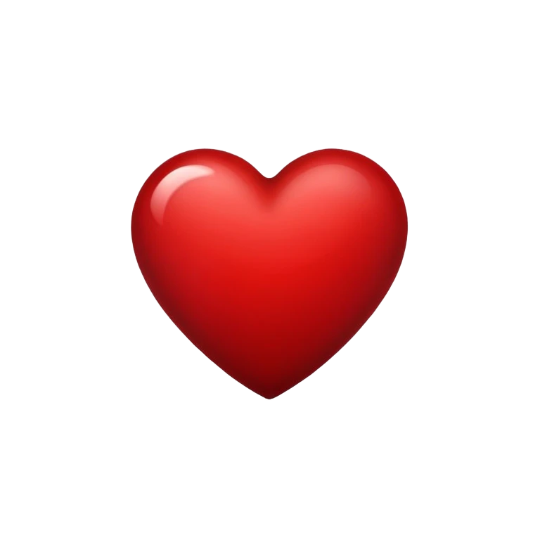 dark red heart emoji