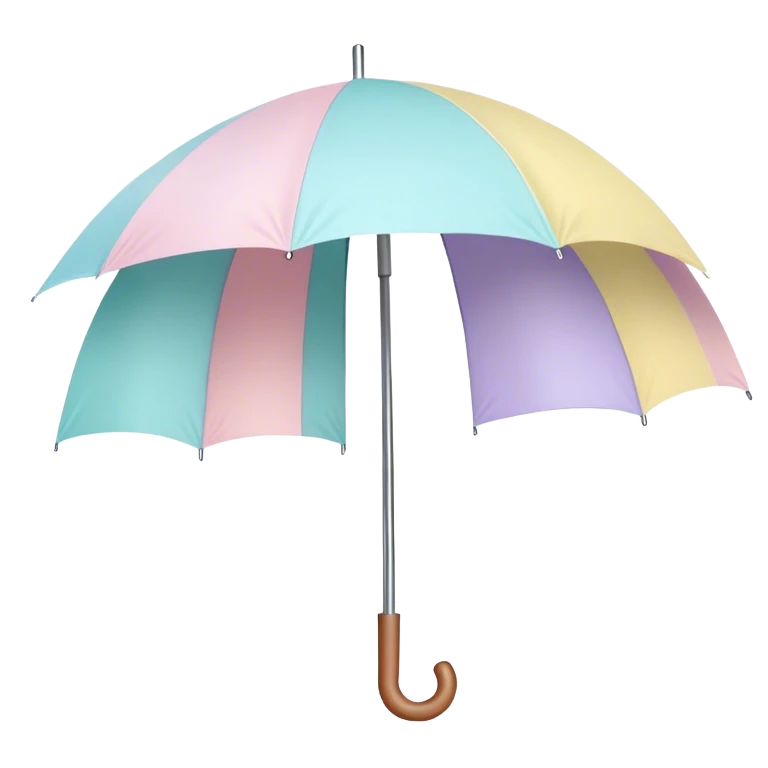 
pastel umbrella emoji