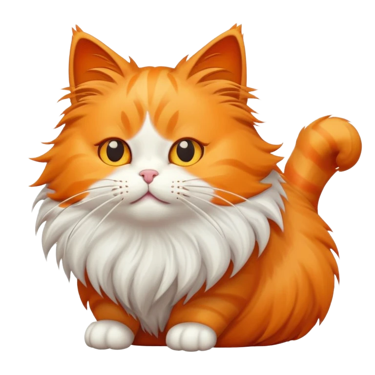 Cat blowing in the wind  emoji