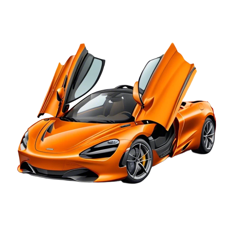 McLaren 720S - McLaren (Model Year: 2021) (Iconic colour: Orange) emoji