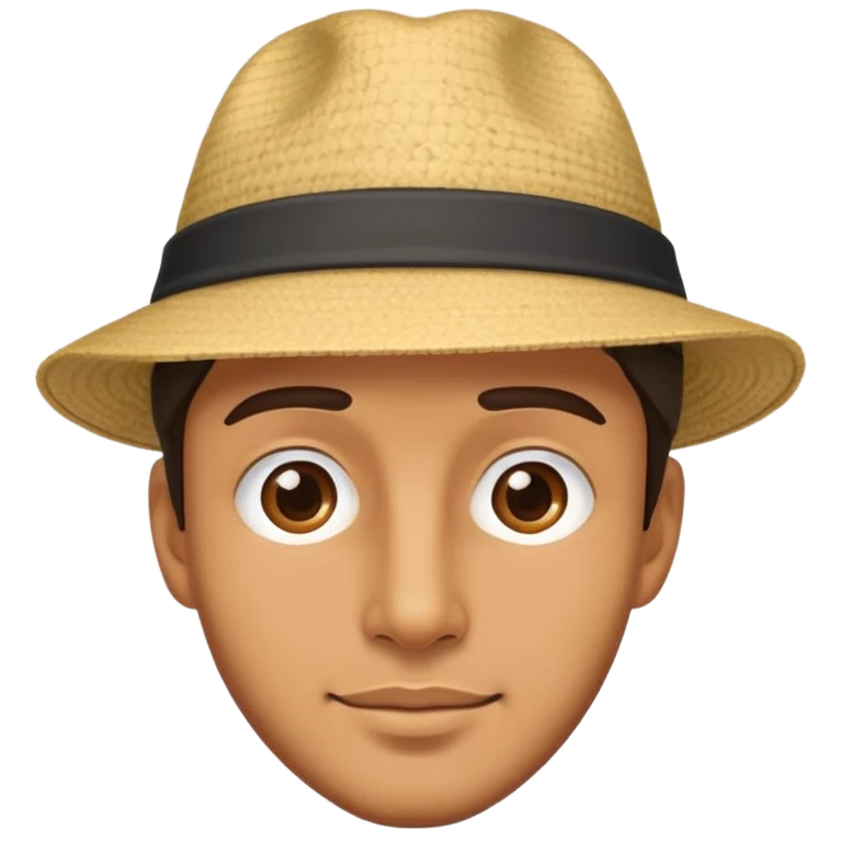 Un homme avec un chapeaux  emoji