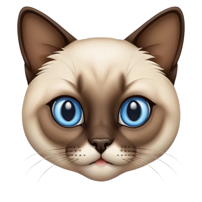 Siamese cat emoji