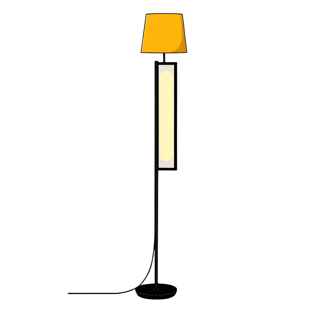 Modern Danish floor lamp emoji