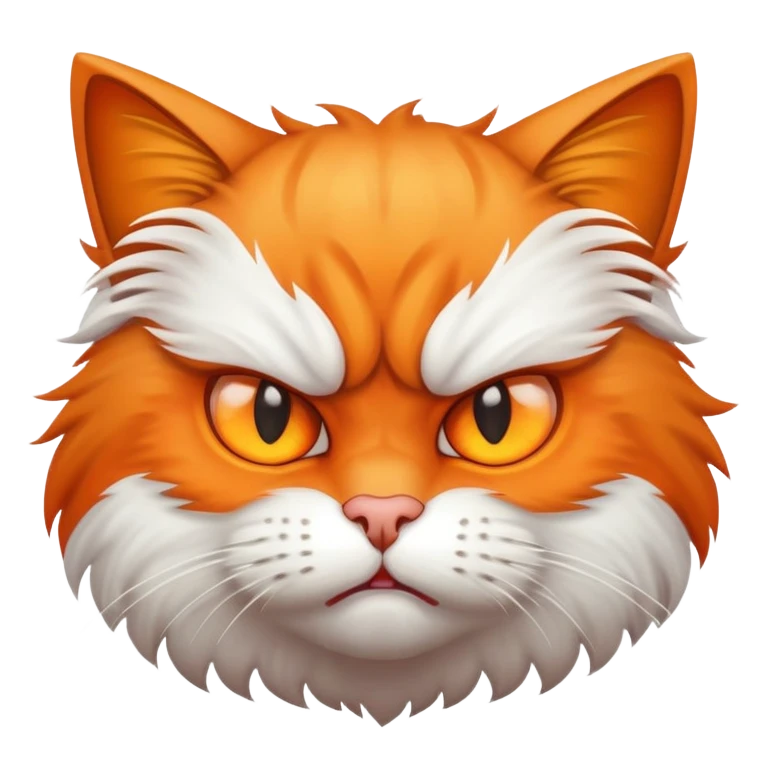Angry cat emoji